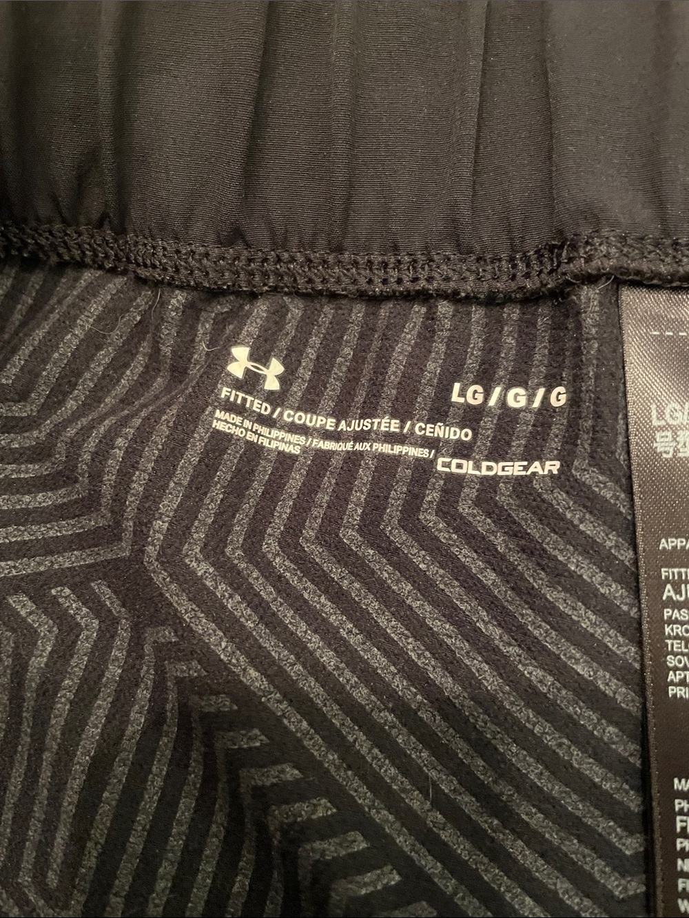 Under Armour Black Jogger Pants with Reflective Zippers C95 - Picture 6 of 13